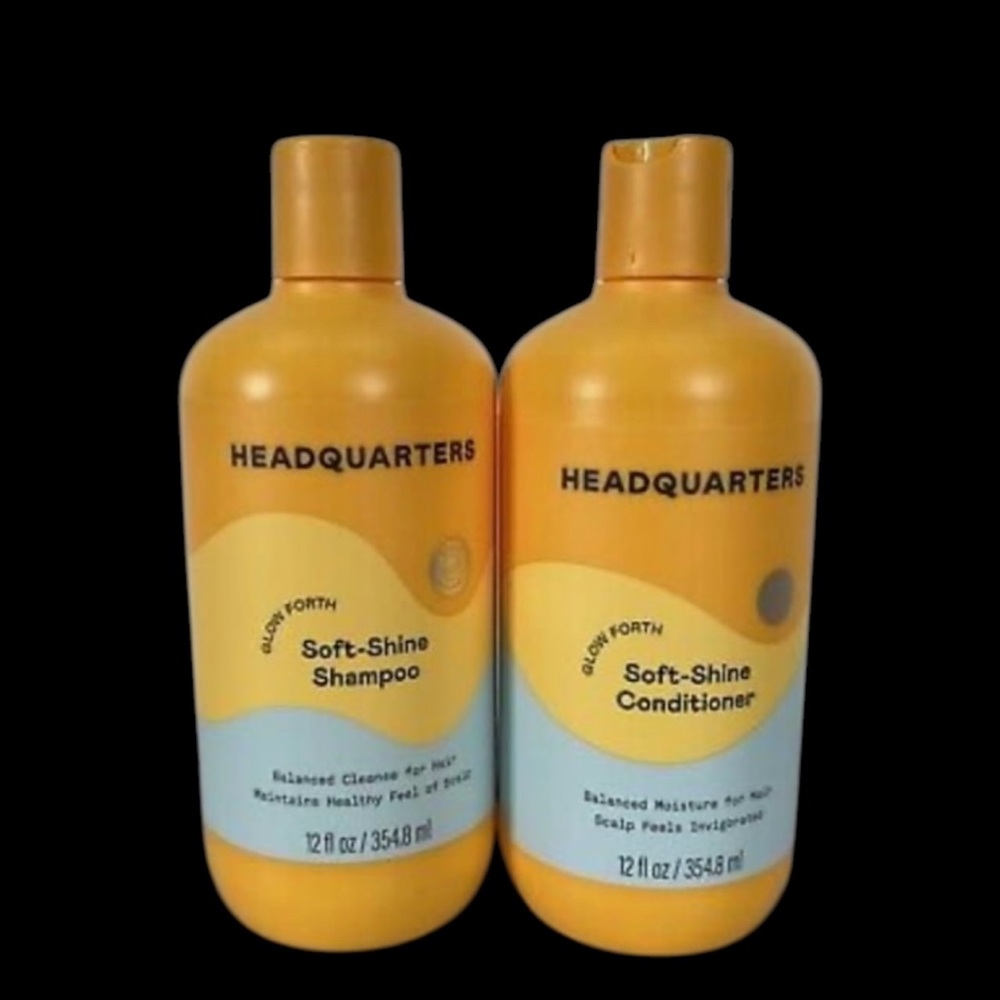 HEADQUARTERS GLOW FORTH SOFT SHINE SHAMPOO AND CONDITIONER